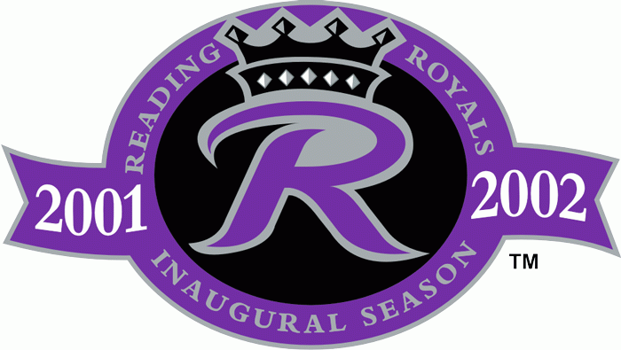 reading royals 2002 anniversary logo iron on transfers for T-shirts